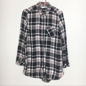 BP Nordstrom | Black Grey brown Flannel XL